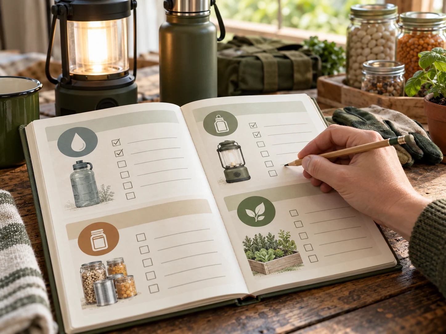 Cuaderno de evaluación del estado de preparación del hogar