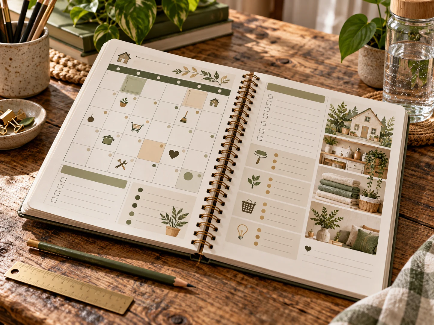 Cuaderno de planificación de proyectos domésticos